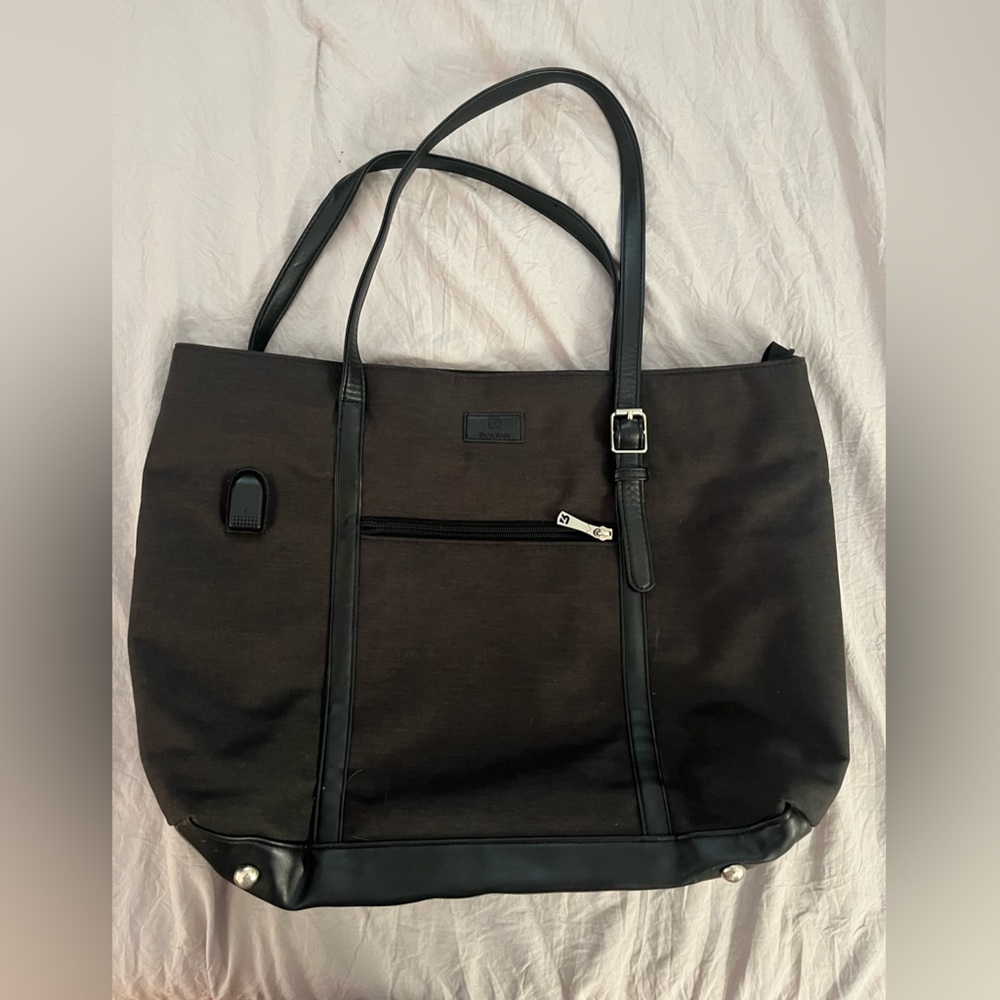 Black/gray laptop bag
